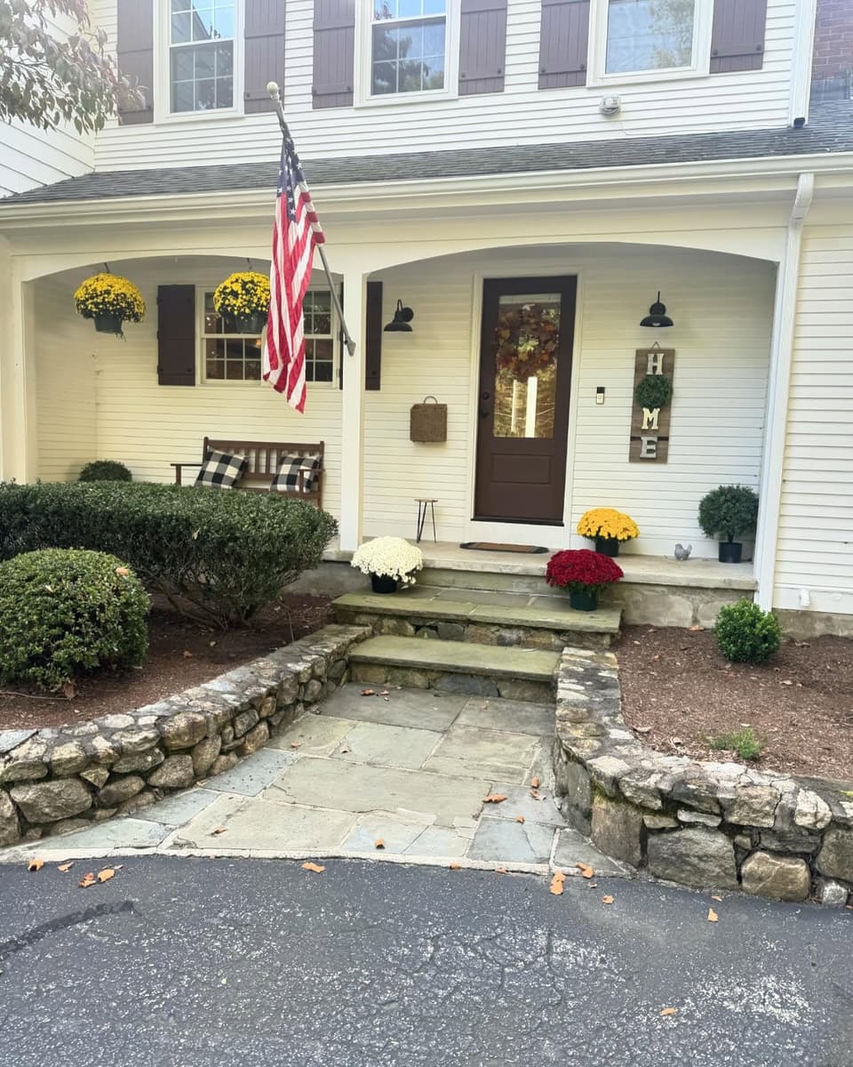 Porch railing before